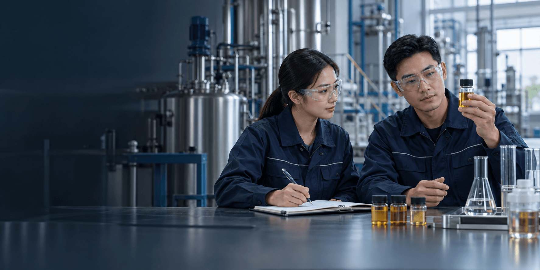 Additive specialists reviewing an application requirement